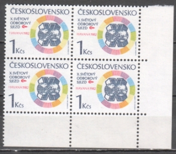 2524 čtyřblok ** - 1982